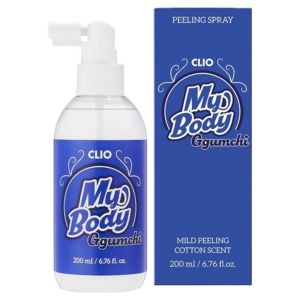 Clio My Body & Heel Foot Peeling Spray – 200ml Exfoliating Treatment | AHA Cellulose & Fruit Extracts | For Soft Smooth Feet & Body | Use on Wet or Dry Skin