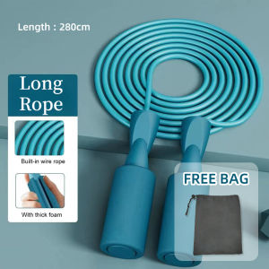 GYMPRO Speed Aerobic Exercise Jumping Ropes Adjustable Bearing Speed Jump Ropes Fitness Indoor movement Jump Rope Adjustable Space Saving Damp-resistant Ball Bearings Tangle-Free Cordless Jump Rope Workout Equipment