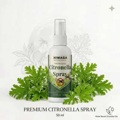 [HIWAGA] Pure Citronella spray 60ml mosquito & insect repellent