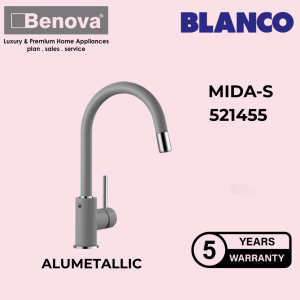 [12.12 Exclusive] Blanco MIDA-S Mixer Tap | Hot and Cold Tap| Pull Down Spray | High Pressure | Made in Germany