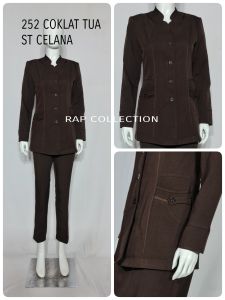RAP collection - "New" 253Setelan Blazer coklat tua-Seragam Pemda-Pakaian Dinas-Pakaian Kantor-Pakaian Kerja
