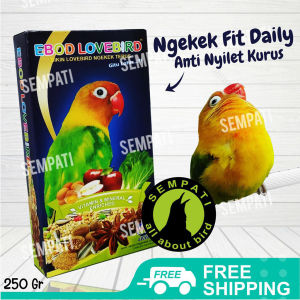 SEMPATI Pakan Burung Lovebird Harian Kemasan Kotak Ebod Jaya PKLBDEJ