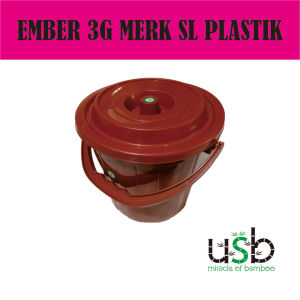(Murah Meriah) Ember 3G (11 Liter) dari Plastik Produksi SL Plastik