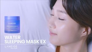 LANEIGE Water Sleeping Mask EX 25 ml - Masker Gel Melembabkan Semalaman Kulit Cerah dan Sehat - Semua Jenis Kulit