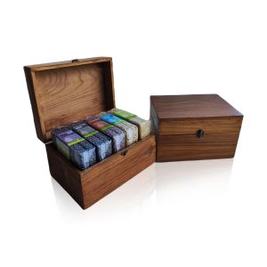 (พร้อมส่ง) กล่องของขวัญไม้สัก ข้าวกล้องงอก ออร์แกนิค - Organic GABA Rice Treasure Box