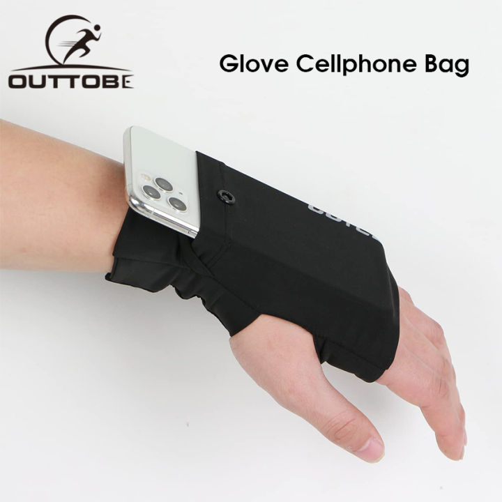 Outtobe Wrist Bag Cell Phone Arm Bands Glove Bag Phone Strap