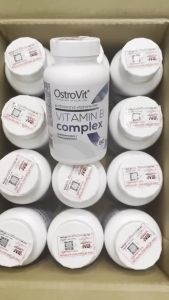 [HÀNG CTY] OstroVit Vitamin B Complex – Bổ Sung Vitamin Nhóm B Hỗ Trợ Trí Nhớ Da Tóc Móng Miễn Dịch - Hỗ trợ hệ thần kinh và trí não giảm căng thẳng giúp tập trung hơn.  💓 Thúc đẩy quá trình tạo hồng cầu hỗ trợ lưu thông máu khỏe mạnh.  🌿 Cải thiện