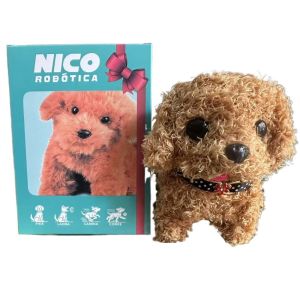 FANI Robot Puppy Plush Toy ของเล่นตุ๊กตาสุนัขขนปุย ของขวัญวันเกิดสุนัขเดินเห่า ของเล่นเด็ก