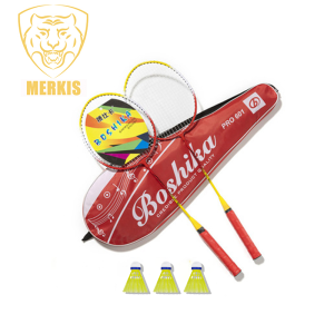 Buy One Get Four Badminton Racket Beginners Fitness Sports With 3pcs Shuttlecock and Badminton Bag Racket Badminton Set