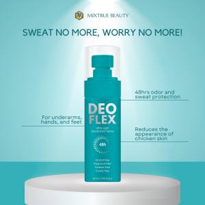 FOR UNDERARM AND FEET DEODORANT | FDA APPROVED ANTI SWEAT + ANTI ODOR Deoflex Advanced Deo Spray