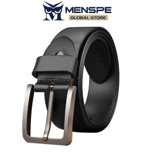 MENSPE Men Belt Smooth Second-layer Cowhide Belt Fashion Retro Belt Adjustable Belt Business Leisure Belt Simple Casual Needle Buckle Wear-resistance Simple Nice Waistband