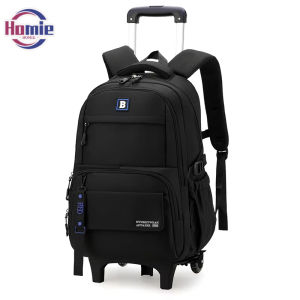 Backpack with wheels Rolling Wheeled Backpack Trolley School Bag Travel Trolley Backpack Luggage