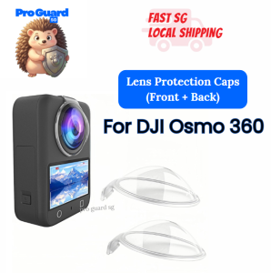 [SG] DJI Osmo 360 Lens Protection Cap (front + back) DJI Osmo 360 Camera Lens Cover Protector Video