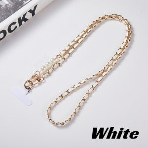 Mobile Phone Lanyard Universal Adjustable Strap Multi-Purpose PU Crossbody Holder Phone Keys Wallet