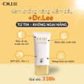 [Mẫu mới] Kem chống nắng kiềm dầu nâng tông dưỡng ẩm Dr Lee SPF50+ PA+++ phù hợp cho da dầu mụn nhạy cảm - Chai 45ml. 