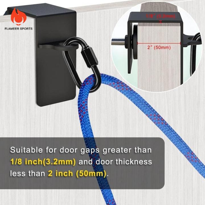 Flameer Resistance Band Door Anchor, Workout Door Mount Anchors Easy ...