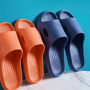 Non-Slip Silent Waterproof CoupleS Bathroom Soft-Soled Home-Use MenS And WomenS Summer Indoor Slippers