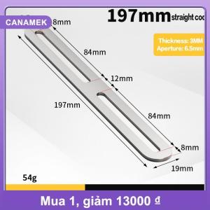 【CANAMEK】 1 cái thép không gỉ thẳng góc khung màu Đen bạc dày 180 độ phẳng cố định khung nối đồ nội thất chủ