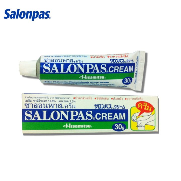 Salonpas Cream 30g Thailand | Medical Supplies for Muscle Pain Relief ...