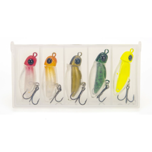 5pcs Artificial Lure Floating Insect Fishing Lures Swimbait for Trout 2.3g Hard Baits Fishing Accessories