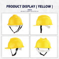 ABS Safety Helmet Protective Cap Worker Job Site Construction Head Protection Proof Yellow Topi Keselamatan. 