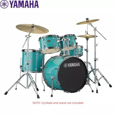 Yamaha Rydeen RDP0F5 5-Piece Acoustic Drum Set Turquoise Glitter