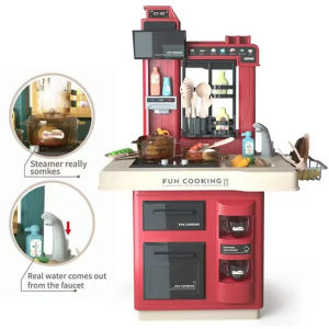 ~Ship From KL~ LUXURY Simulation Kitchen Play Set with Spray Mist Kids Toys Pretend Play Cook Toys Mainan Dapur Kanak-