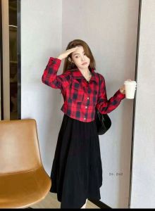Dress Tunik Rompi / Vest Import Premium Wanita