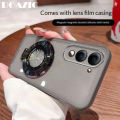 ROAZIC With Lens Films Phone Case For VIVO Y04/VIVO Y29s 5G Luxury Plating Folding Ring Stand Transparent Soft TPU Shockproof Casing DK-1. 