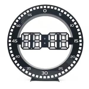 Digital Wall Clock For Bedroom Creative Wall Clock Home Decor Simple Living Room Large Digital Clock Plug-in Jump Seconds Digital Wall Clock For Living Room