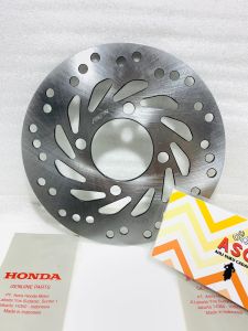 PIRINGAN REM DISK BREAK CAKRAM DEPAN HONDA BEAT FI SCOOPY FI K25 K44 LUBANG 4 BARU ASLI HONDA