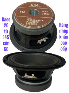 Loa bass 20 từ 140 côn 65  gân vải 2 xếp tiếng cực sáng - giá 1 cái - HÀNG MỸ
