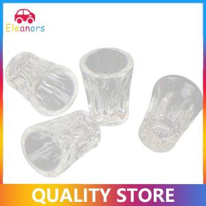 [Eleanor] 4pcs set Dollhouse Miniature Accessories Mini Resin Transparent Cup Simulation Model