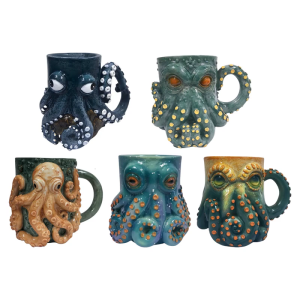 Coffee Whiskeys Drinking Cup with Handle Pirate Tankard Portable Beer Mug Large Capacity Kitchen Resin Drinkware