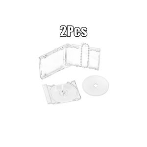 5Pcs Acrylic CD Box Backpack Pendant Mini Album Collection Box Keychain