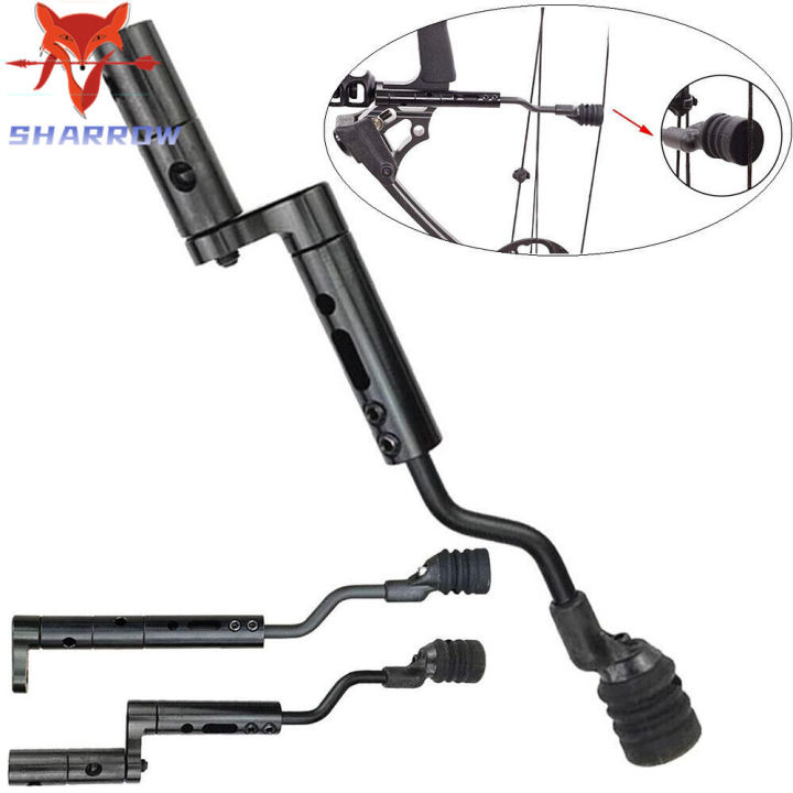 Compound Bow String Stop Suppressor Stabilizer Bracket Mount Silencer