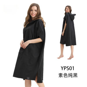 In vải microfiber Áo Choàng Tắm Dành Cho Người Lớn áo choàng trùm đầu Nhanh Chóng Làm Khô Xách Tay Bãi Biển Khăn tắm có thể mặc Bơi
