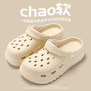 WomenS Summer Outdoor Clogs New Non-Slip Thick-Soled Sandals Beach Shoes Closed-Toe Slippers For Women