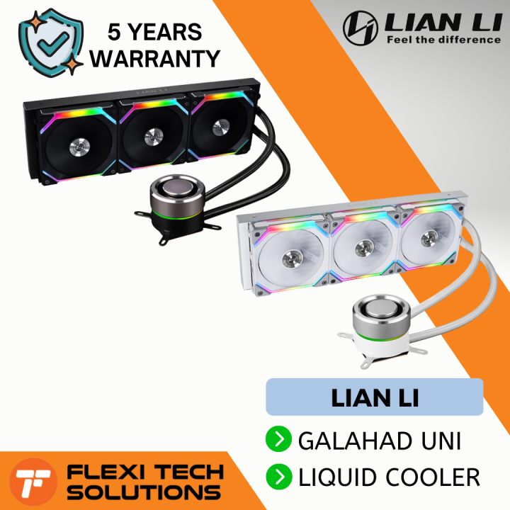 Flexi Tech LIAN LI GALAHAD 360 AIO UNI FAN SL Edition Liquid Cooler ...