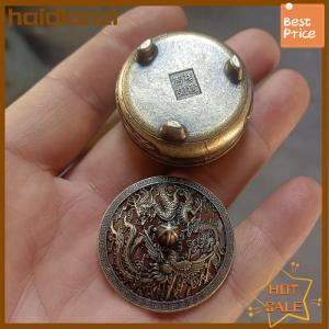 haidianzi Dragon Phoenix Pocket Hollow Out Incense Stick Brass Incense Holder Utensils Incense Lotus Incense Censer