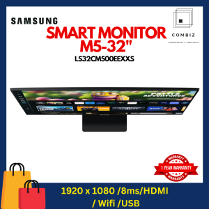 Monitor Samsung Smart Monitor M5 27/32 Inch (LS32CM500EEXXS)-CHAT SELLER FOR STOCK