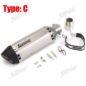 Ống Giảm Thanh Xe Máy Hai Đầu Ra 38-51Mm Thông Dụng Ống Giảm Thanh Xe Máy Ống Hộp