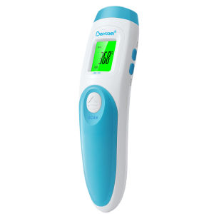 Berrcom Non Contact Forehead Thermometer Digital 3 in 1 Contactless Infrared Thermometer for Babies Adults Objects and Space Instant Measuring Time Memory Function
