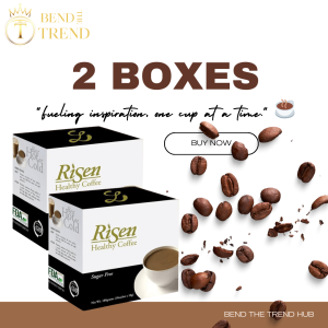 (BUY 1 TAKE 1) RISEN COFFEE MIX / 10 sachets per box / Butterscotch flavor / Sugar FREE / Best for Men and Women / Halal