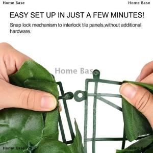 [COD] Home Base Artificial Ivy Hedge Green Leaf Fence Panels Faux Privacy Fence Screen For Home Outdoor Garden Balcony Decoration 0.5X3m