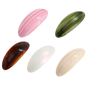 Acetate Spring Hair Clip Oval Design Strong Grip Hair Holder Styling Accessories For Women Updos Daily Hair Decoration