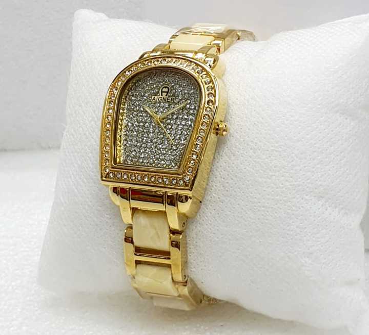 JAM TANGAN WANITA AIGNER JAM TANGAN FASHION CEWEK AIGNER RANTAI