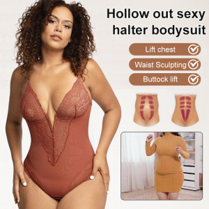 [Waist Shaping/Butt Lifting] Womens Lace Tummy Controlling Shaping Garment Full Body Shaping Garment Tummy Controlling Tights Sleeveless Adjustable Tights