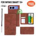 CASE DOMPET MOTIF UNTUK INFINIX SMART 10 PLUS CASE Magnet Flip Cover  Leather Magnet. 