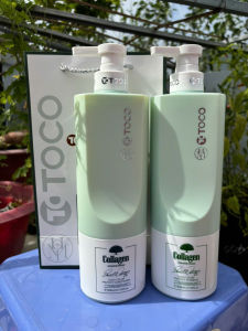 Dầu gội - xả Toco phục hồi tóc và kích thích mọc tóc collagen 800ml x 2 chai (mẫu mới)